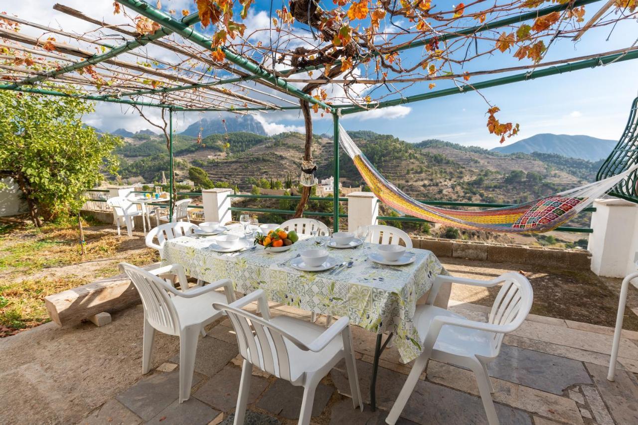 Villa Casa Marcelino Y Pepa Rosa Sella Exterior foto